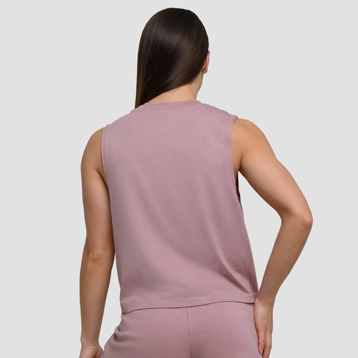 GymBeam Dámské tílko Agile Woodrose - Velikost: S | Barva: Ružová | Hmotnost: 0,08 kg · záber 3