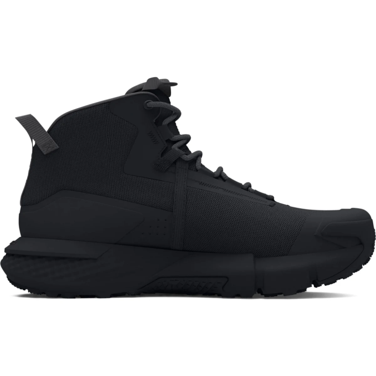 Pánska členková turistická obuv UNDER ARMOUR UA Charged Valsetz Mid M black black jet gray · záber 4