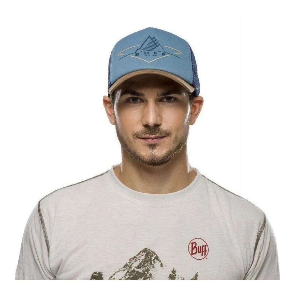 Kšiltovka BUFF TRUCKER CAP BRAK STONE BLUE · záber 3