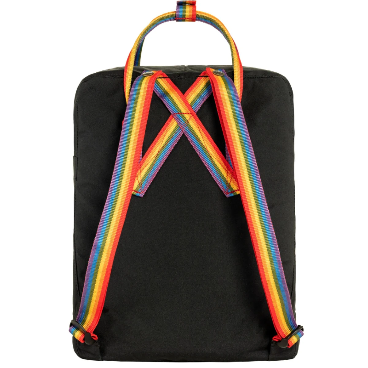 Batoh FJALLRAVEN Kanken - rainbow black rainbow pattern · záber 4