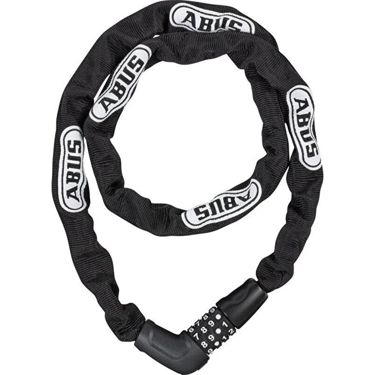 Abus řetězový zámek 5805C/110 Steel-O-Chain černý kódový · záber 1