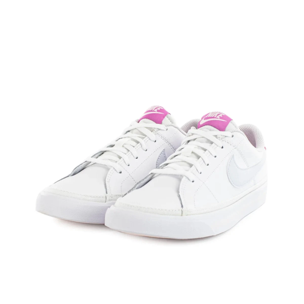 Dívčí vycházková obuv NIKE Court Legacy white gfootball grey cosmic fuchsia · záber 4