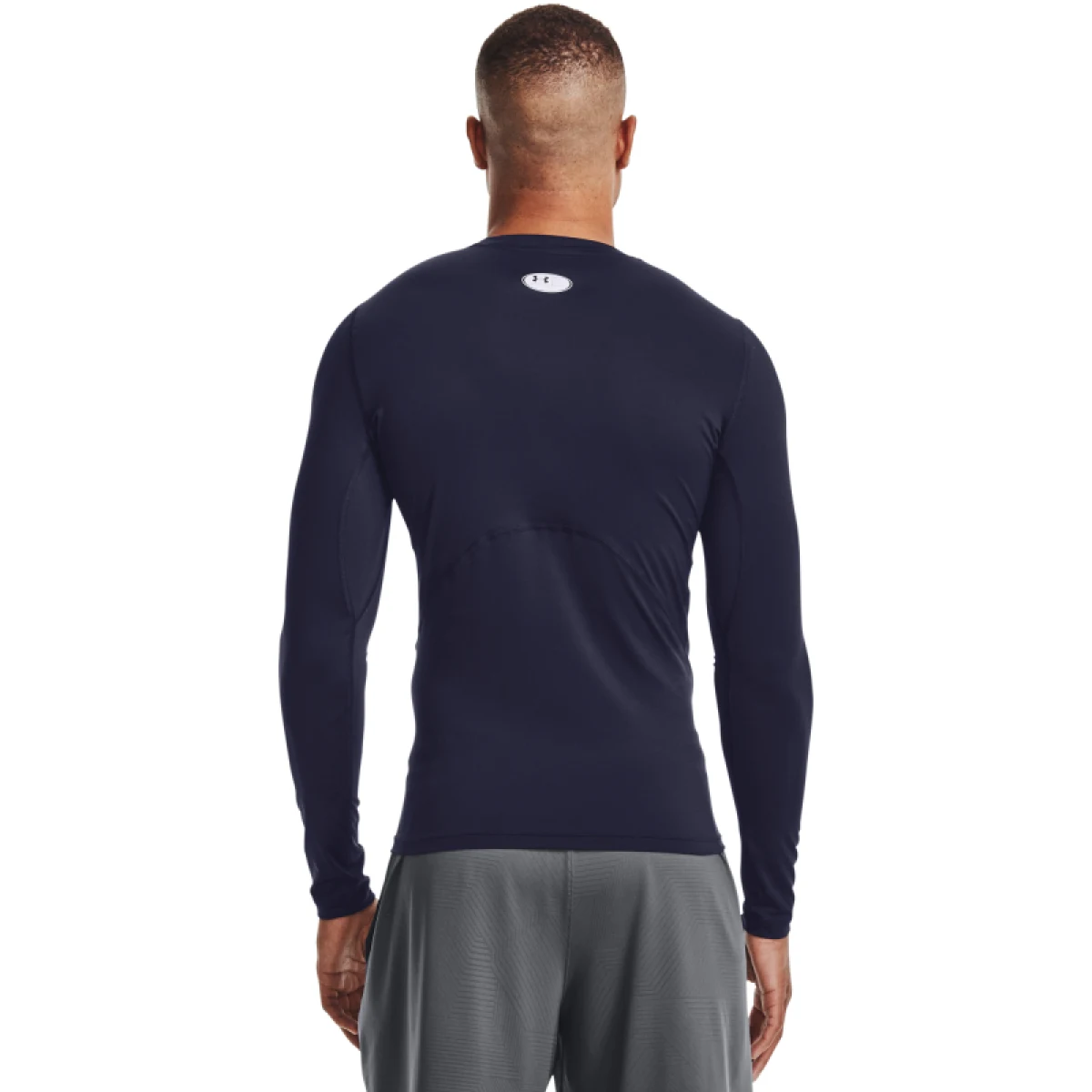 Pánské kompresní tričko s dlouhým rukávem UNDER ARMOUR UA HG Armour Comp LS-NVY · záber 2