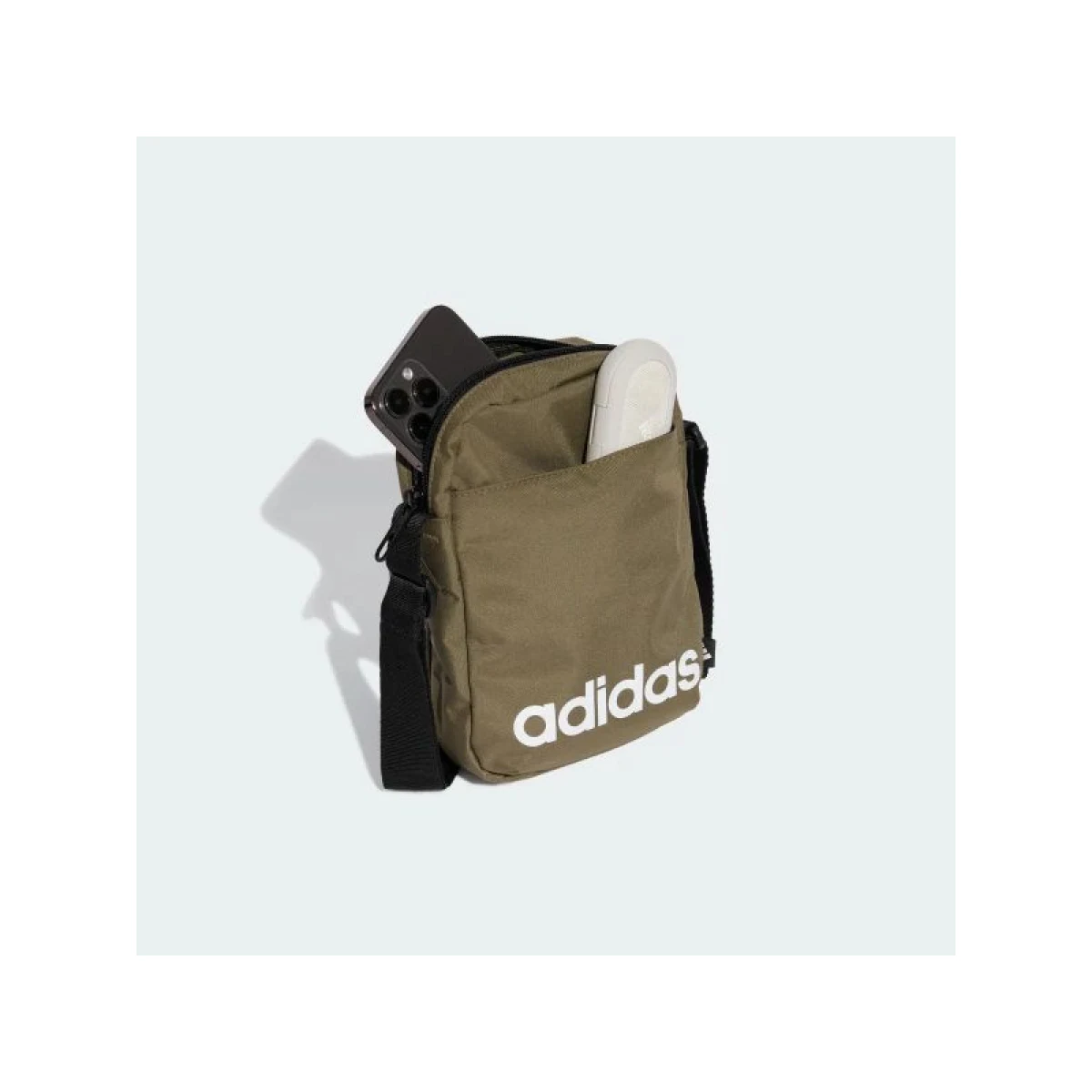 Malá taška cez rameno ADIDAS LINEAR ORG OLISTR BLACK WHITE · záber 4