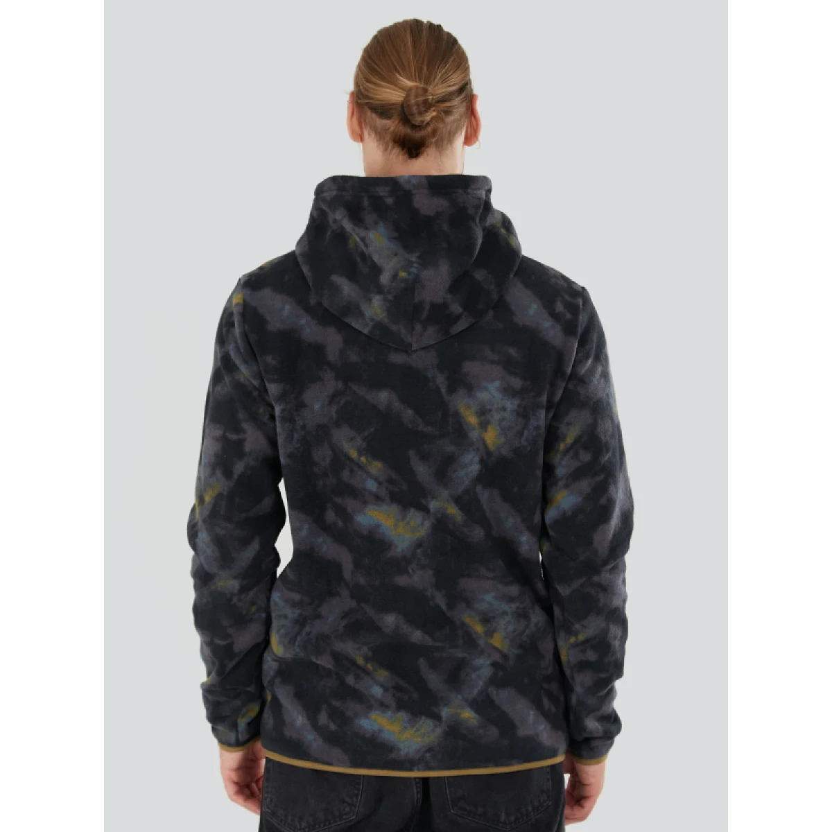 Pánská lyžařská mikina s 1 2 zipem FUNDANGO Exodus Hybrid Jacket-585-moor · záber 3