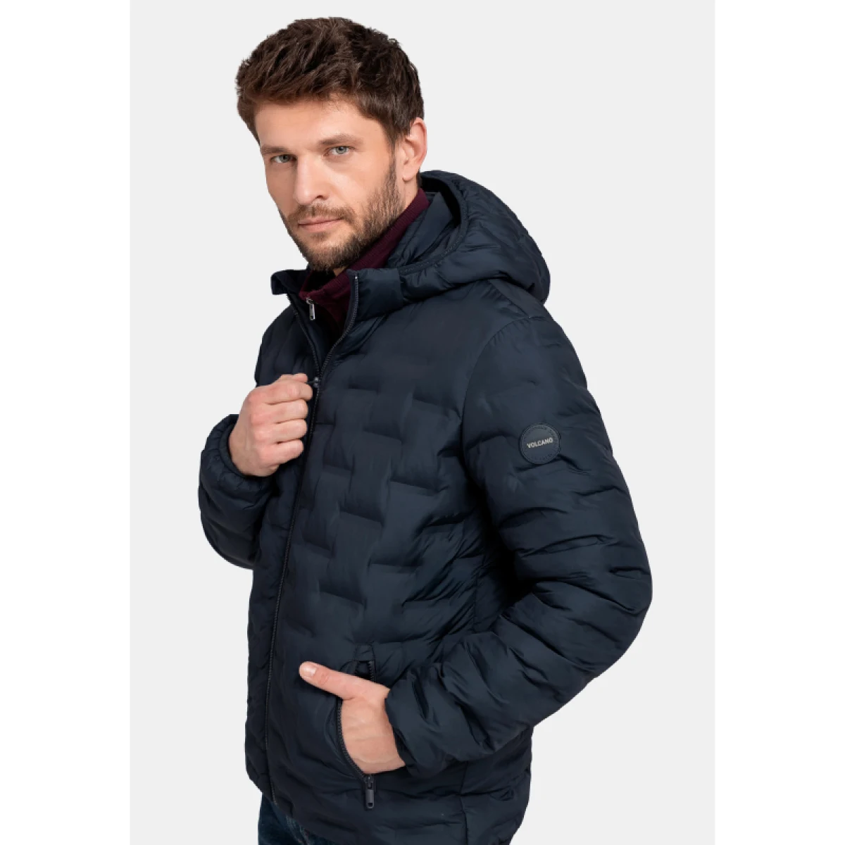 Pánská bunda VOLCANO J-SINTOR-600-NAVY · záber 2