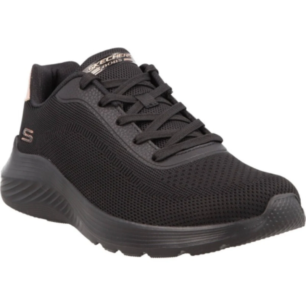 Dámska rekreačná obuv SKECHERS Bobs Squad Waves W black black · záber 1