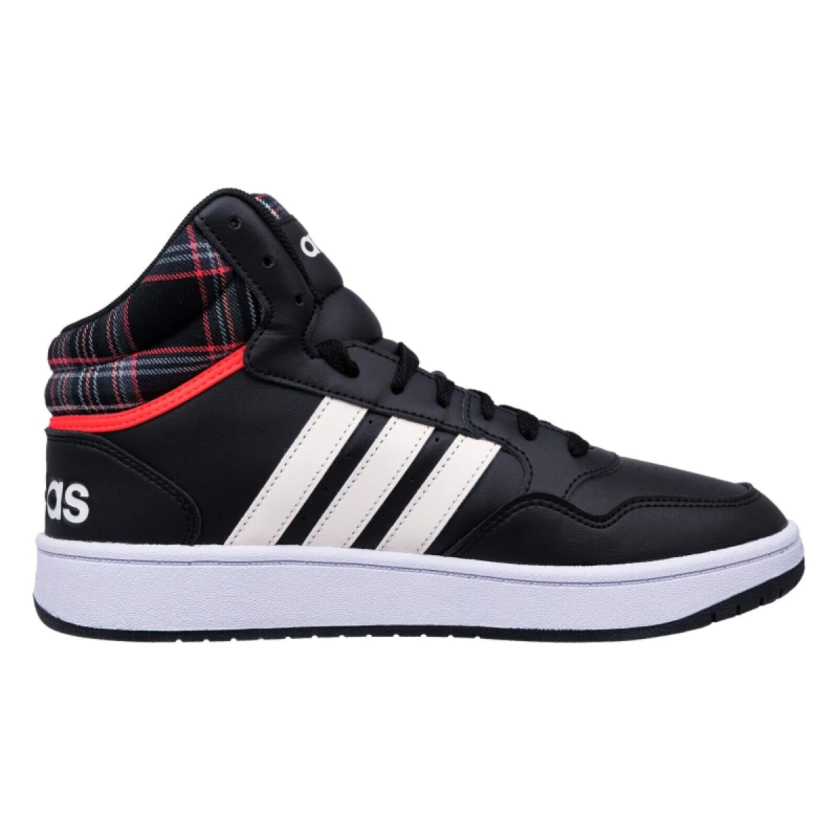 Pánská rekreační obuv ADIDAS Hoops 3.0 Mid core black cloud white grey two · záber 3