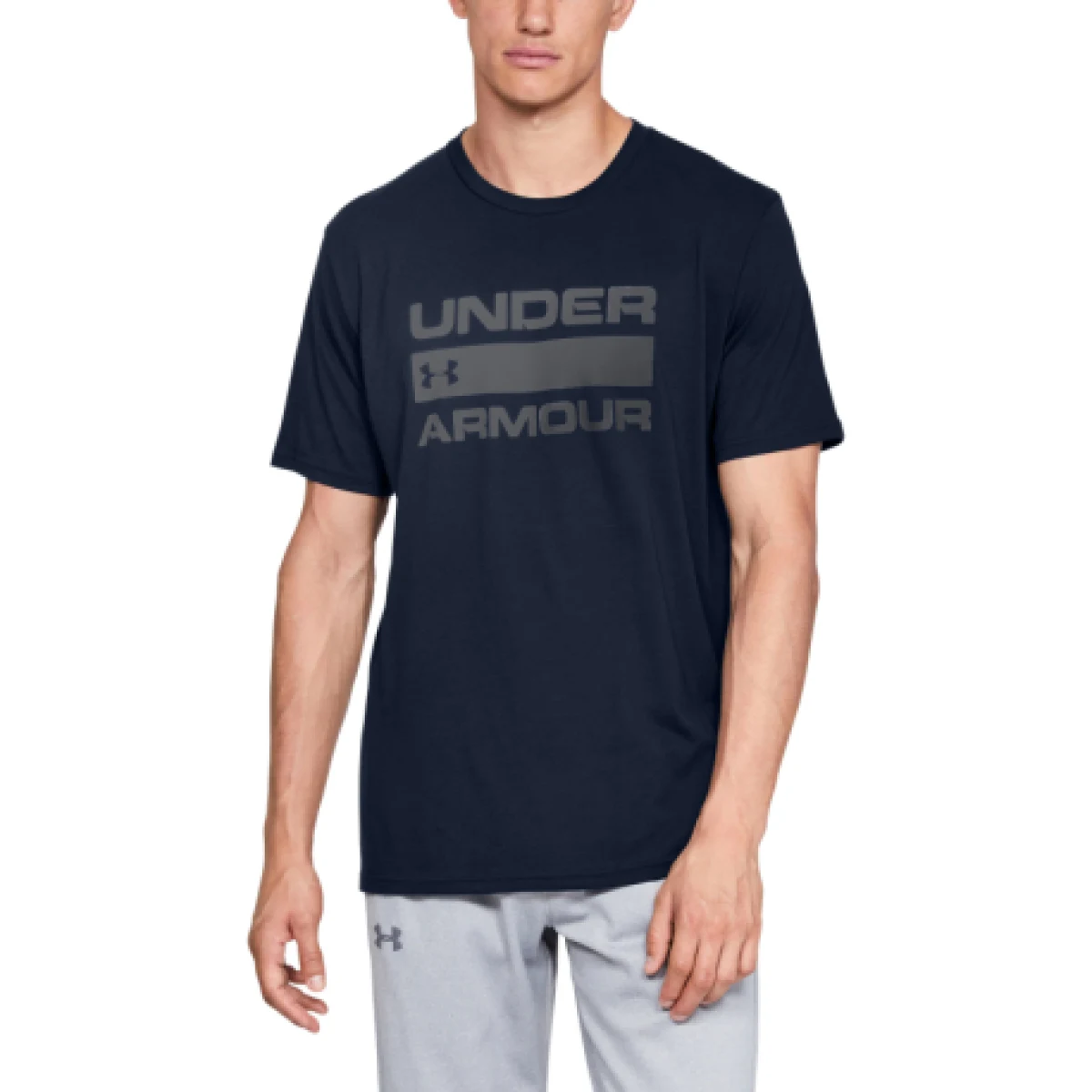 Pánske tričko s krátkym rukávom UNDER ARMOUR UA TEAM ISSUE WORDMARK SS-BLU · záber 1