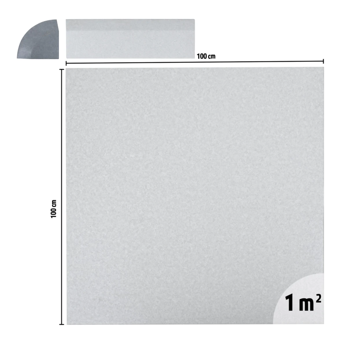 inSPORTline Roh pro podložky Luxteko Waffle 2cm 1ks mramor · záber 3
