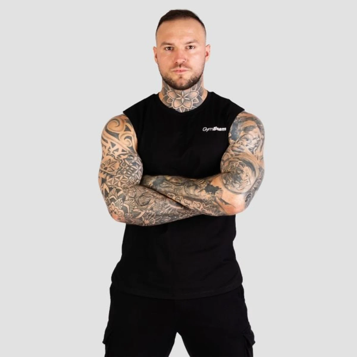 Мъжки Топ TRN Tank Top Black - GymBeam - Размер: S | Тегло: 0,18 g | Опаковка: 110 · záber 1