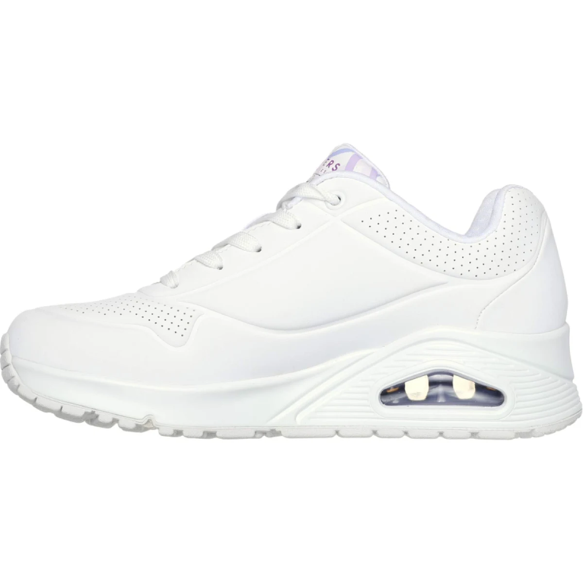 Dámská rekreační obuv SKECHERS Uno Spread The Love W white multi purple · záber 3