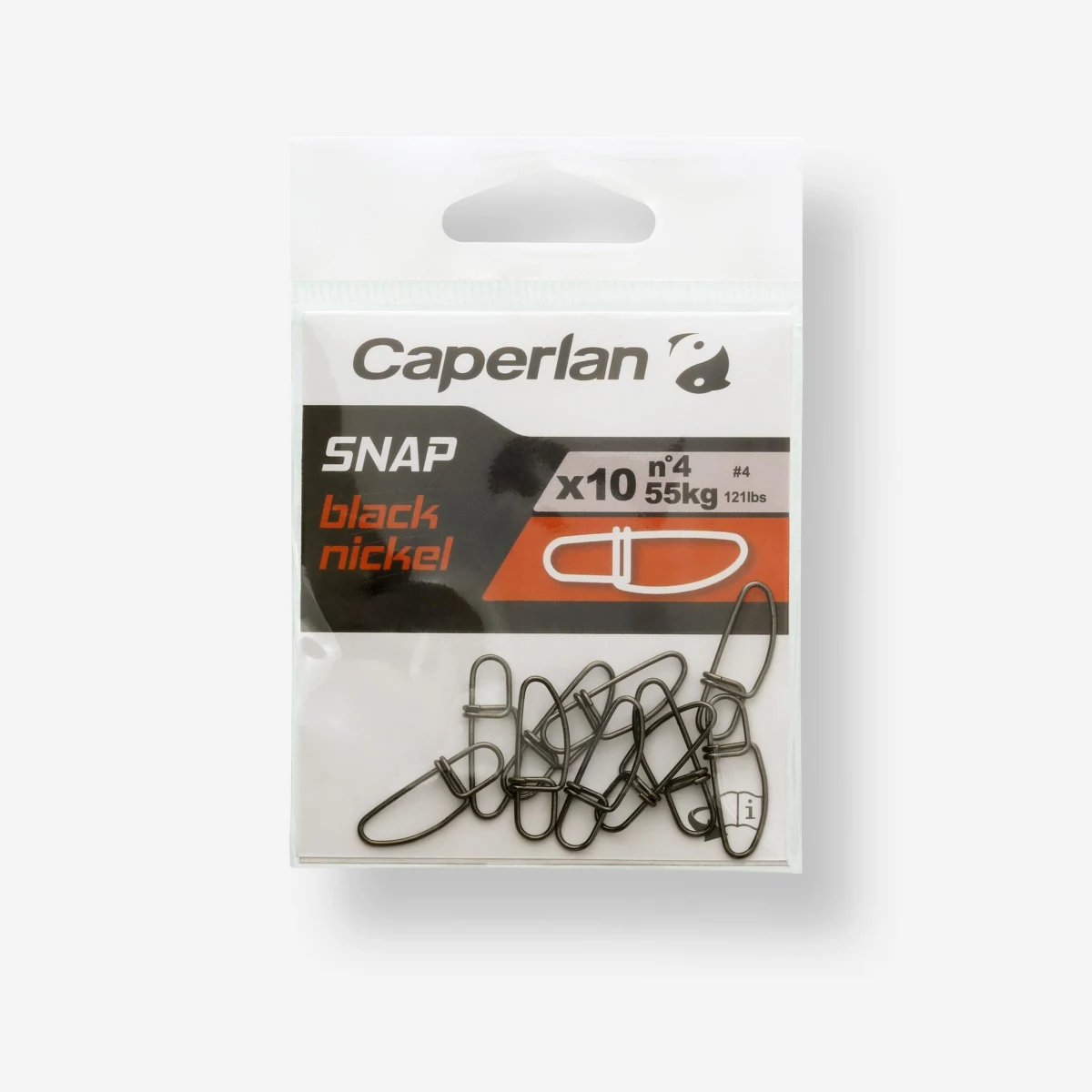 CAPERLAN Rybárska karabínka Snap black nickel 10 ks 3 · záber 1