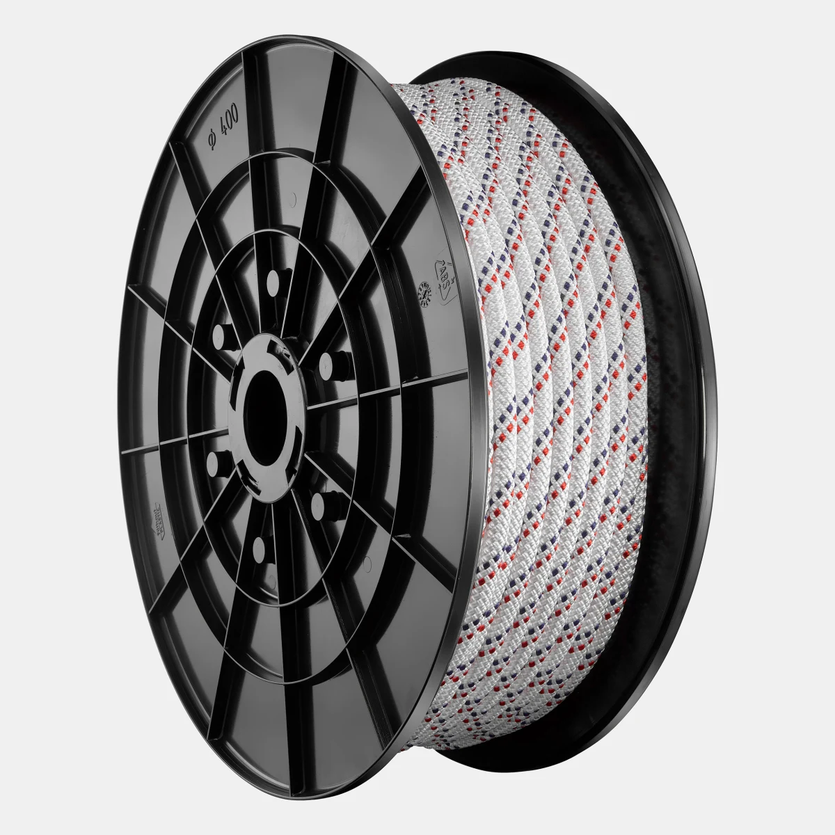 SIMOND Cievka polostatického lana Stat 10,5 mm × 100 m biela bez · záber 1