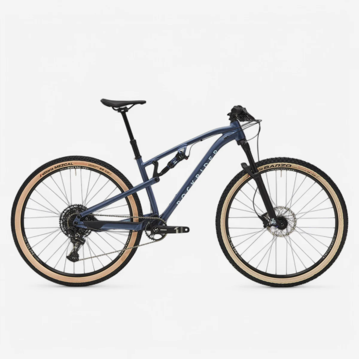 ROCKRIDER Horský bicykel XC Race 700 S hliníkový rám modrý S (150-164 cm) · záber 1