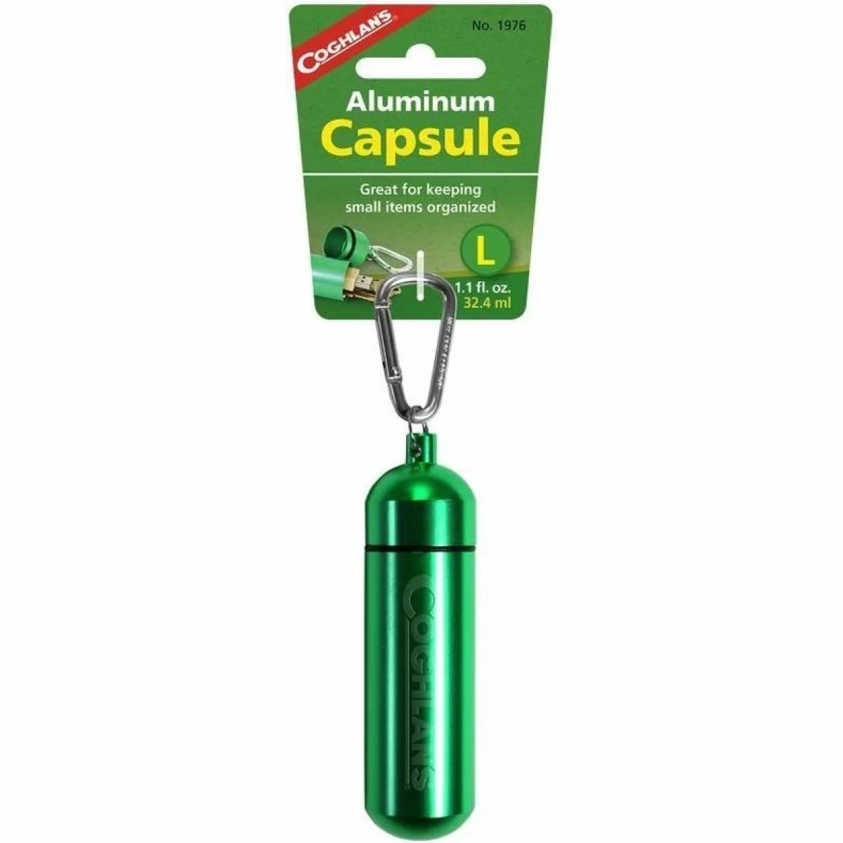 Coghlans pouzdro Aluminium Capsule Large Green · záber 1