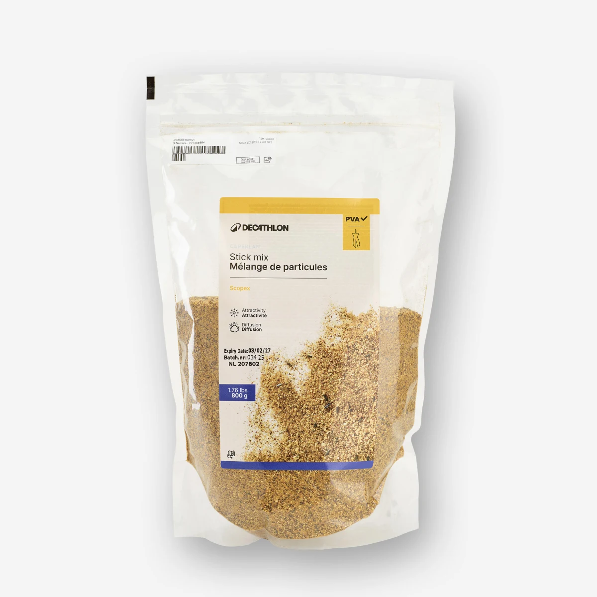 CAPERLAN Stick Mix 800 g Scopex na lov kaprov bez · záber 2