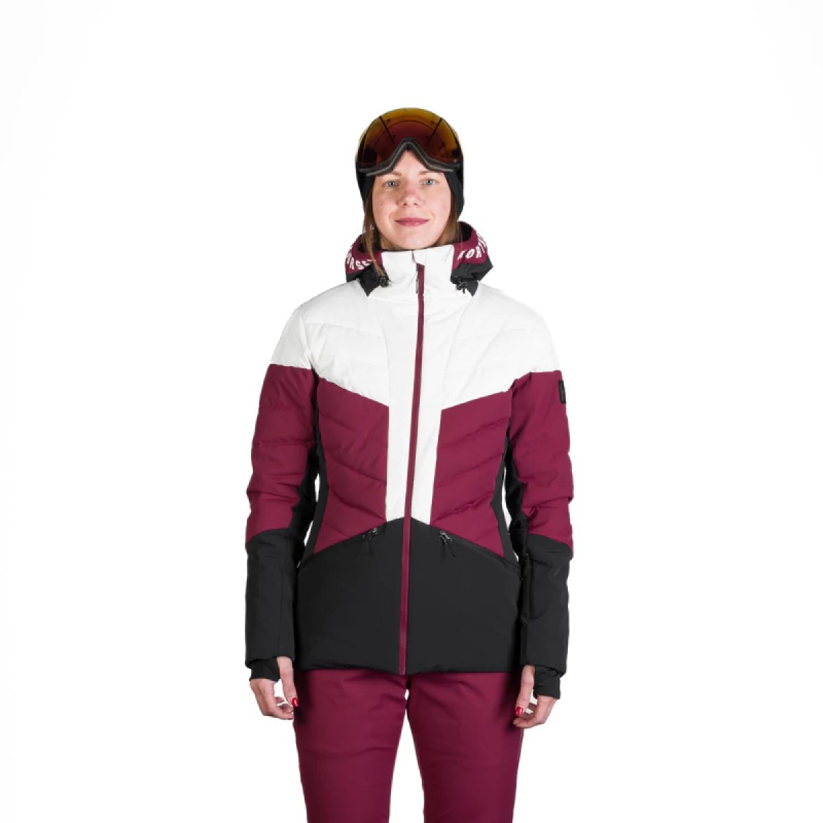 Dámská lyžařská bunda NORTHFINDER NANETTE-510cherry · záber 2