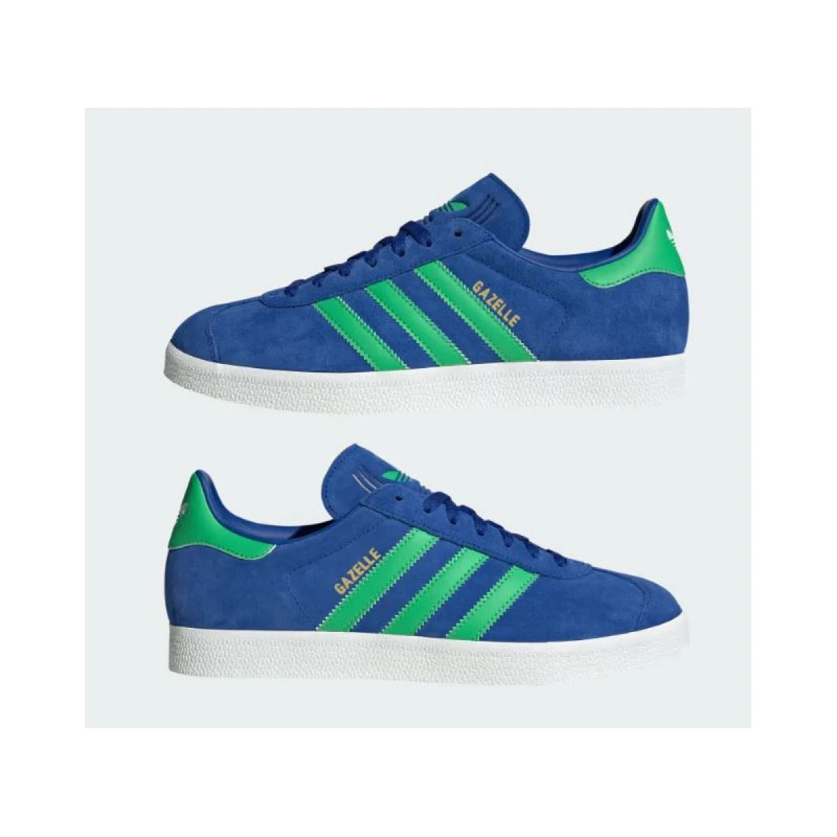 Pánská vycházková obuv ADIDAS ORIGINALS Gazelle team royal blue energy green core white · záber 4