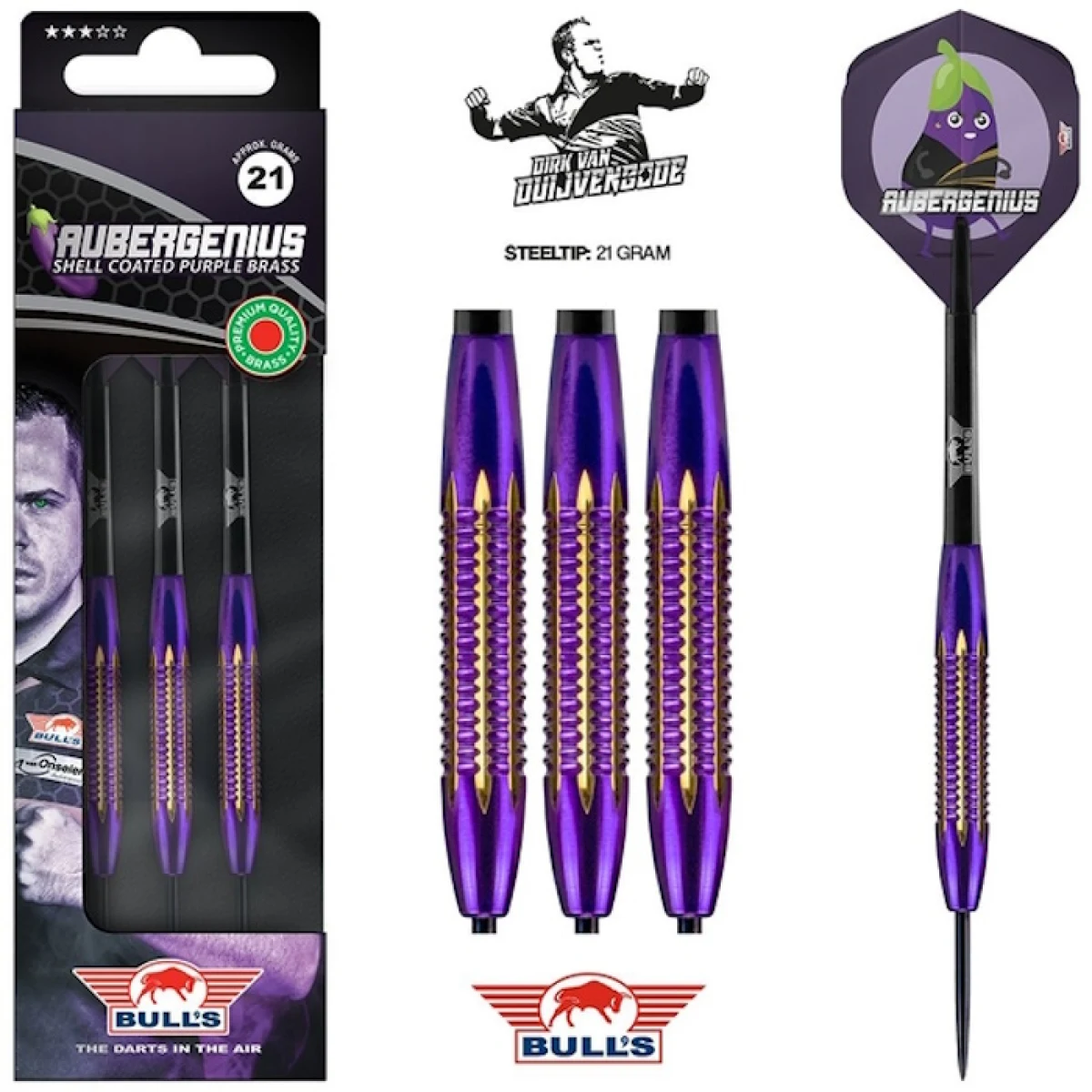 Bull's Aubergenius SC Dirk Van Duijvenbode Steel 21 g · záber 3