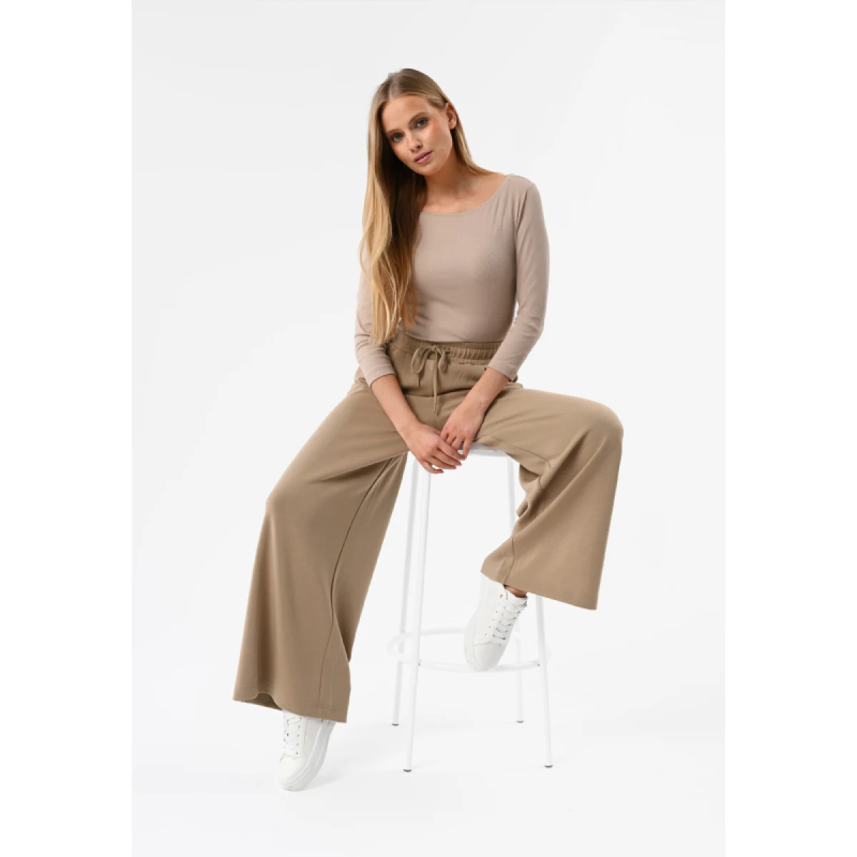 Dámské kalhoty VOLCANO N-MOCK-BEIGE · záber 4