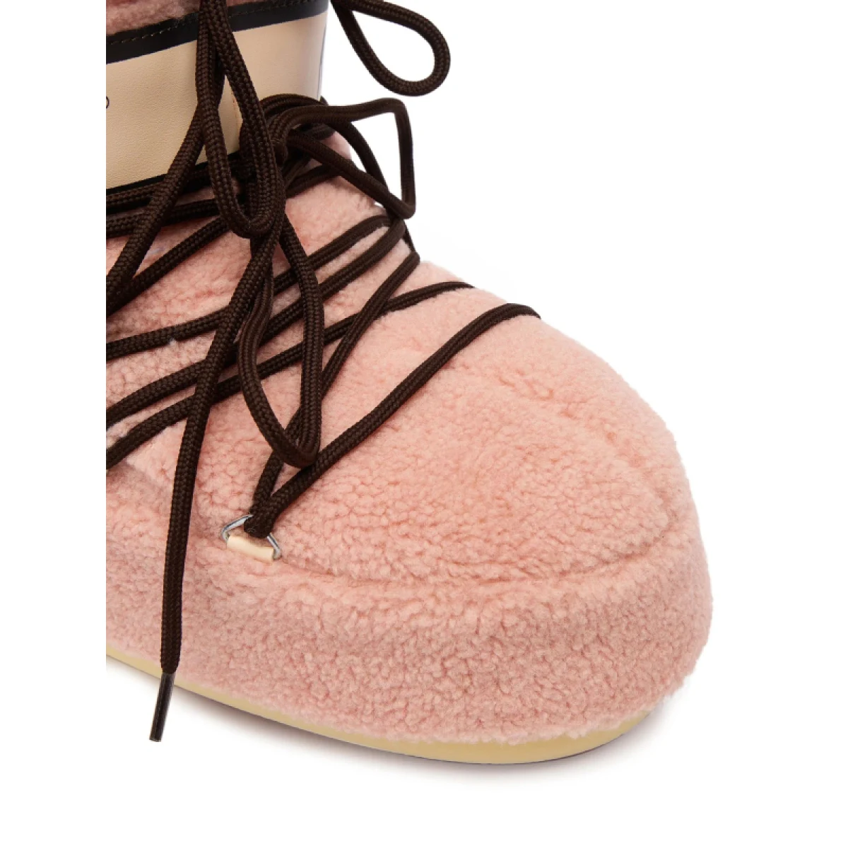 Kotníkové zimní boty MOON BOOT MB ICON LOW FLEECE, J001 PINK · záber 5