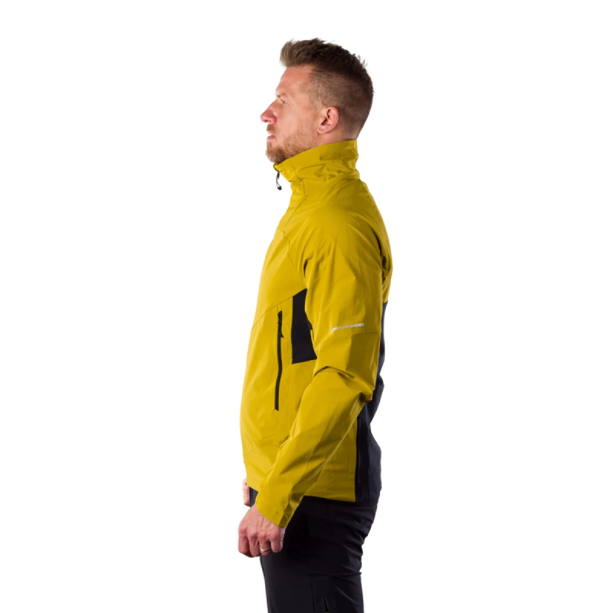 Pánska turistická bunda NORTHFINDER ARSENIO-579mustardblack · záber 3