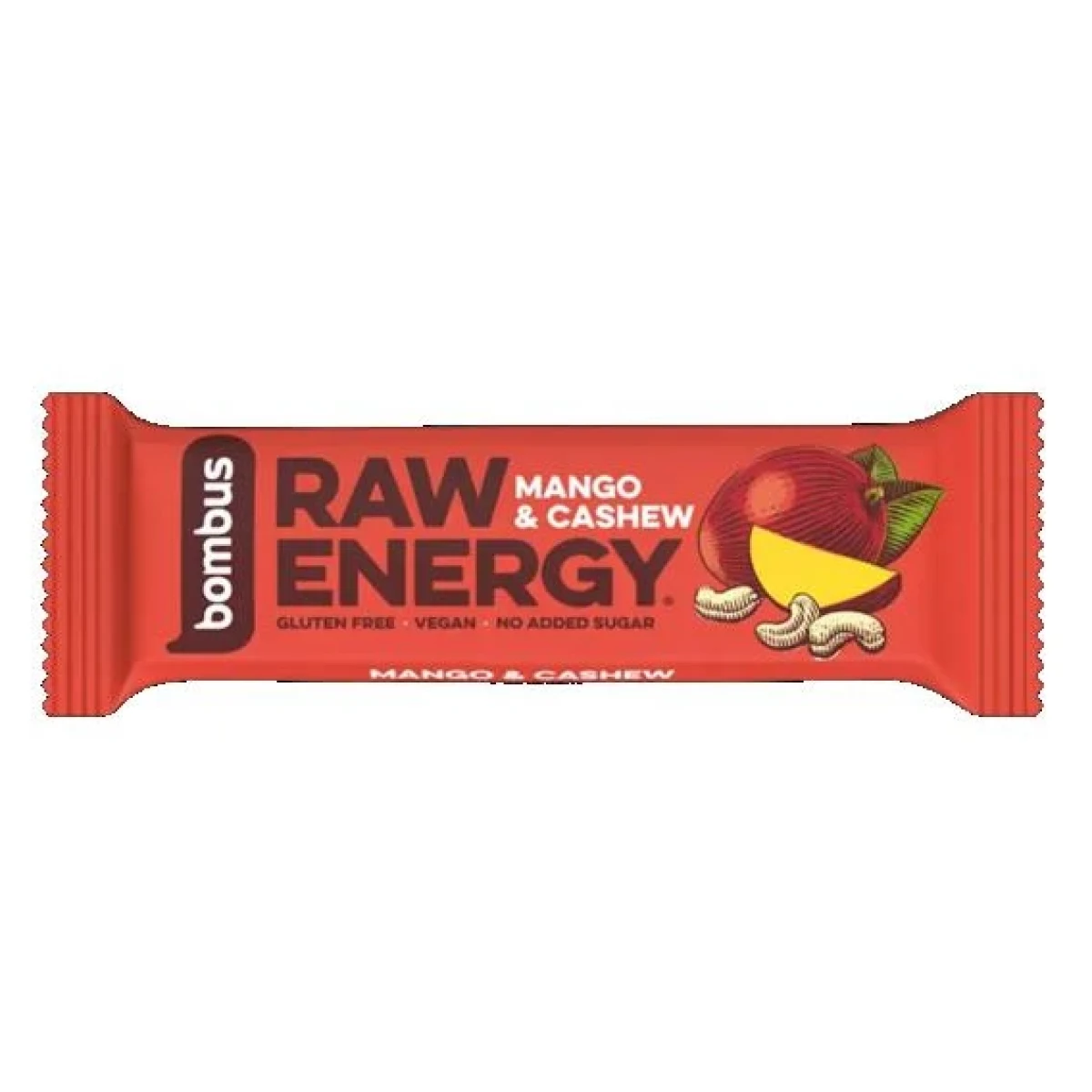 Bombus Raw Energy 50g - Příchuť: Kokos, banán · záber 1