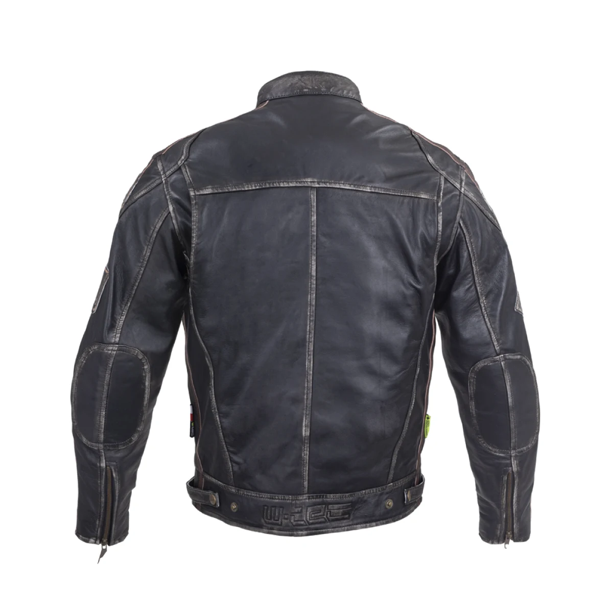 Pánska kožená moto bunda W-TEC Sheawen Vintage Farba čierna, · záber 3