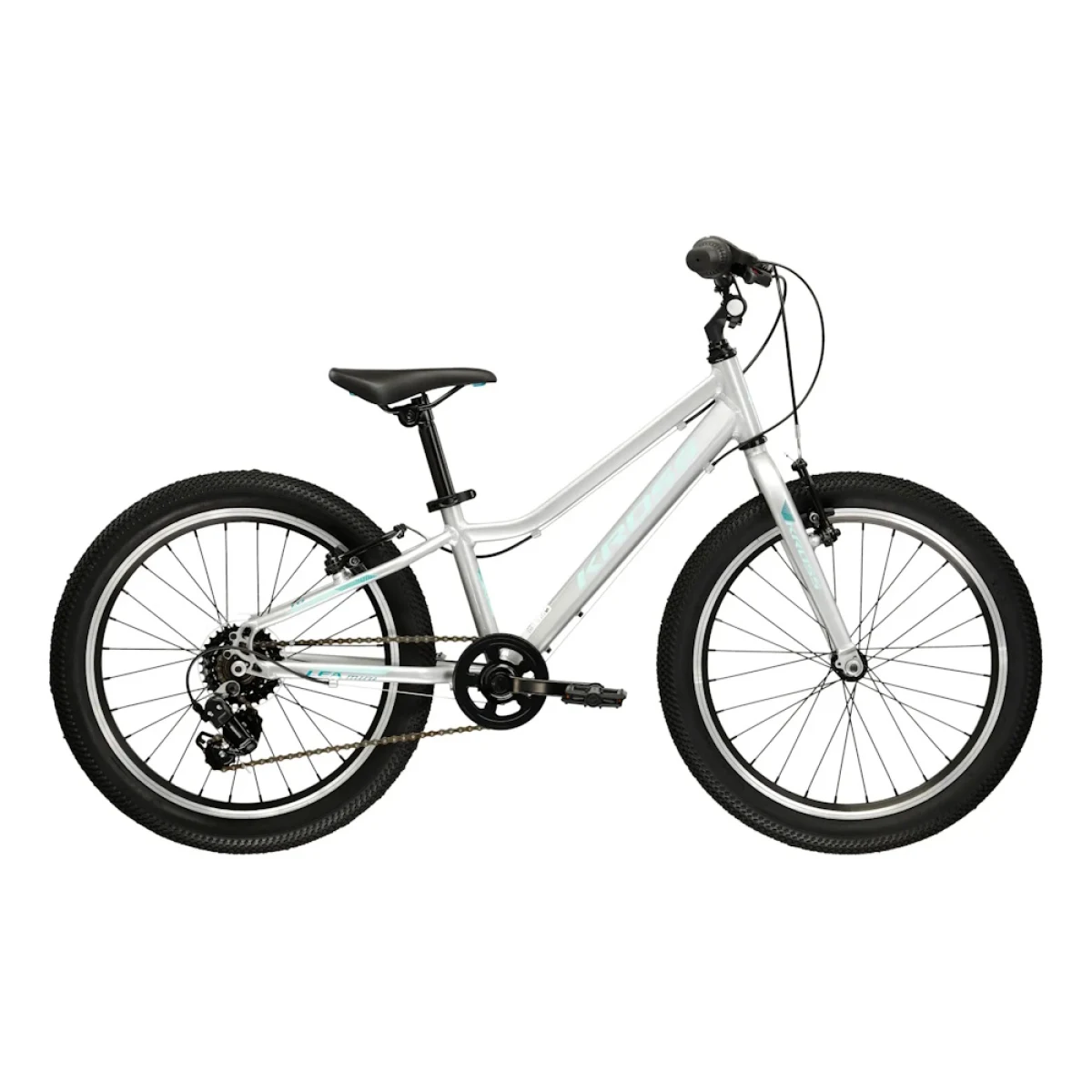 Kross Lea Mini 1.0 20" - model 2026 ružová/biela/lesk - 11" (110-135 cm) - Veľkosť: 110-135, 20 | Farba: ružová, biela · záber 2