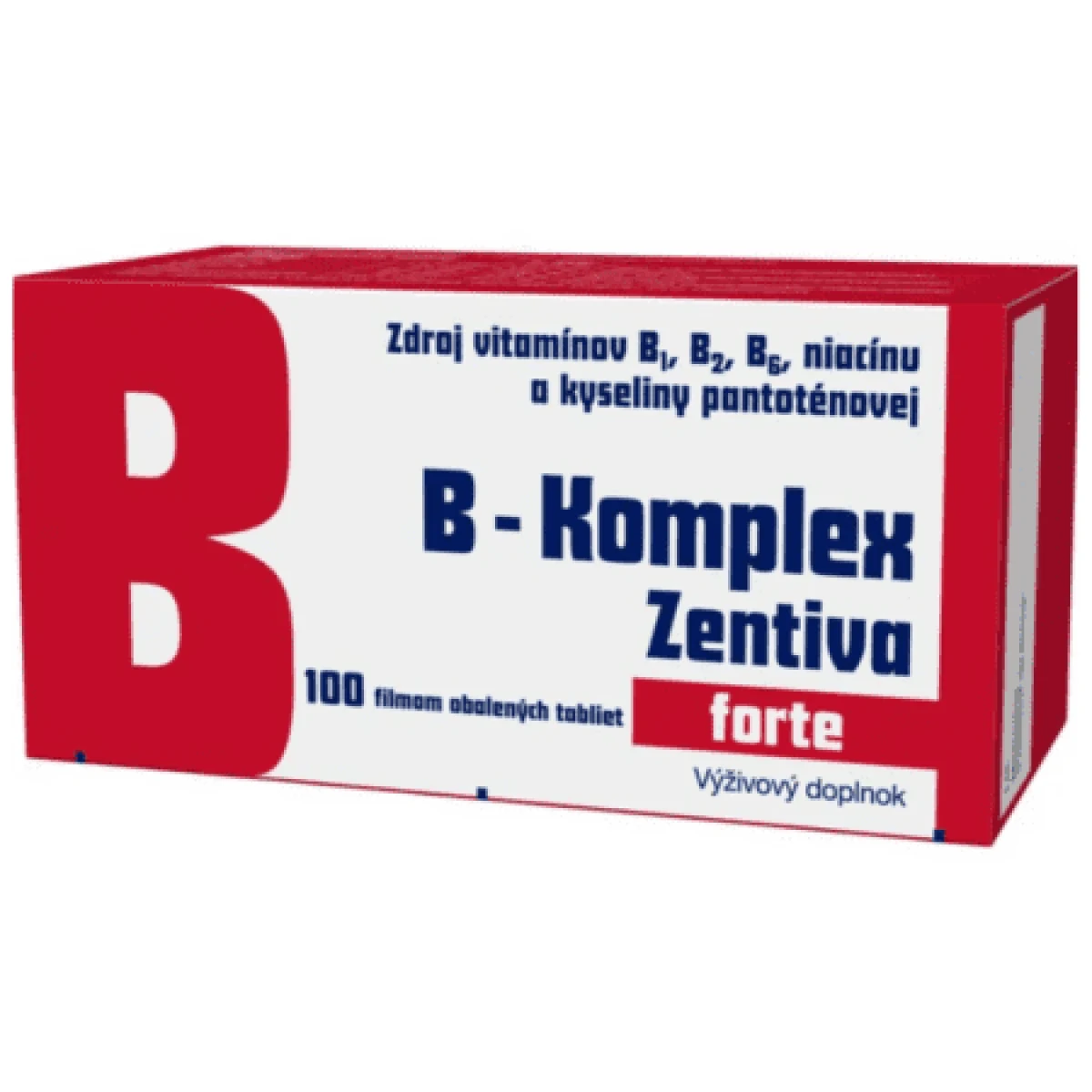 ZENTIVA B-komplex forte 100 tabliet · záber 1