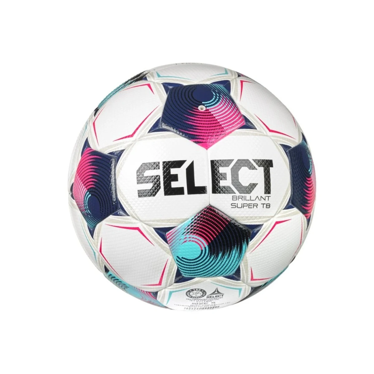Futbalová lopta SELECT FB Brillant Super TB SK Chance Liga 2026/27 5 bielo-ružová · záber 2
