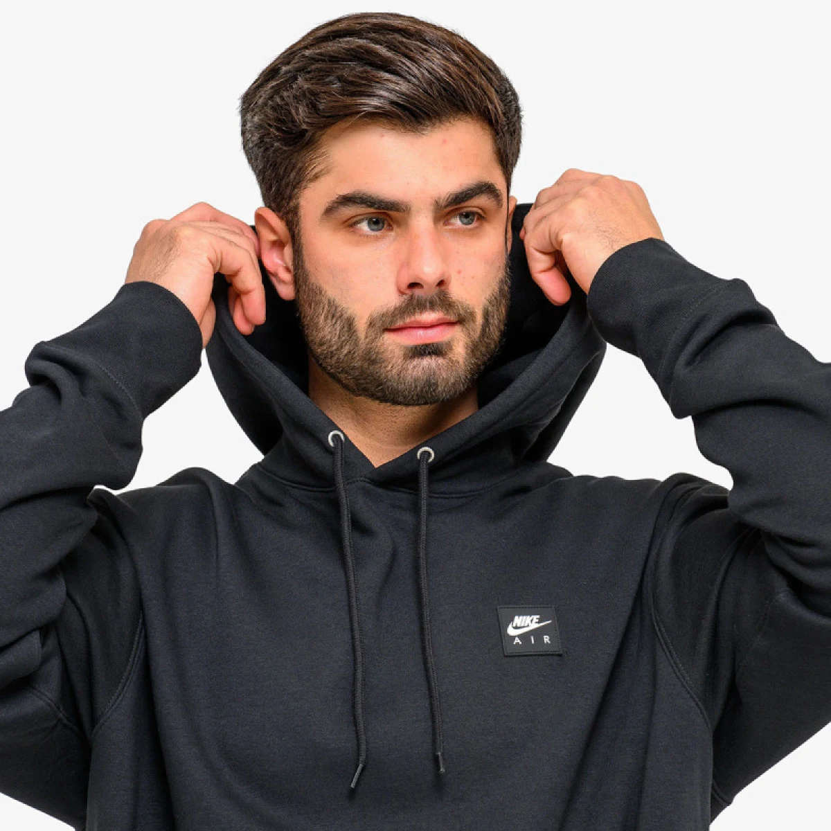 Pánska mikina s kapucňou NIKE M NK AIR PO HOODIE BLACK · záber 5