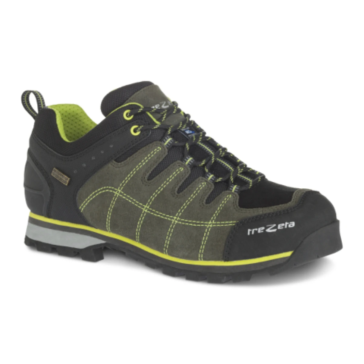 Pánská nízká turistická obuv TREZETA Hurricane Evo Low Wp, Dark green Lime · záber 1