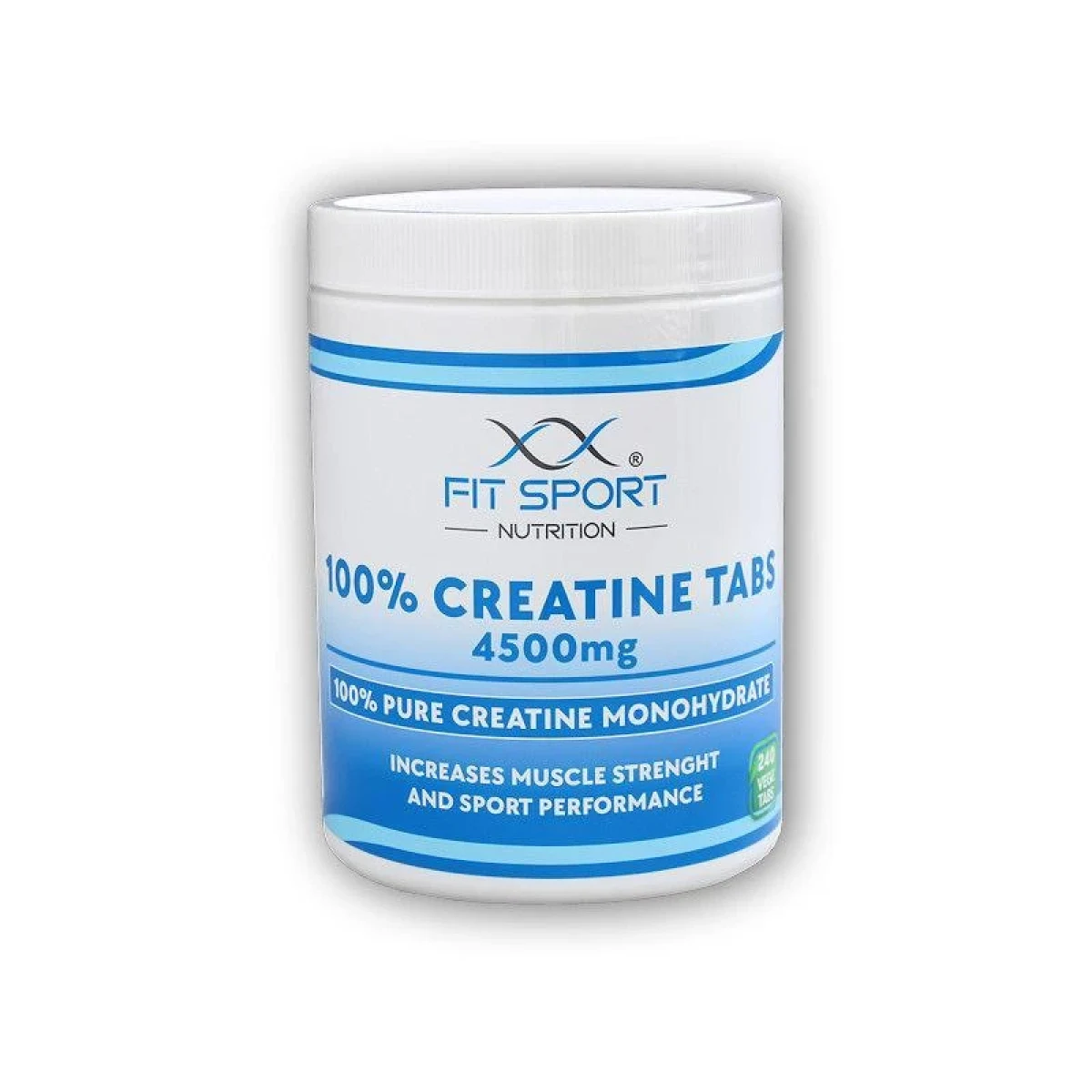 FitSport Nutrition 100% Creatine Tabs 4500mg 240 vege tabs (VÝPRODEJ) · záber 1