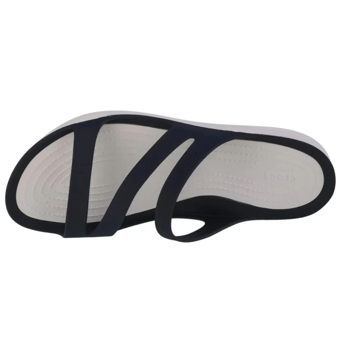 Dámske šlapky (plážová obuv) CROCS Swiftwater Sandal W navy white - Farba: biela · záber 3