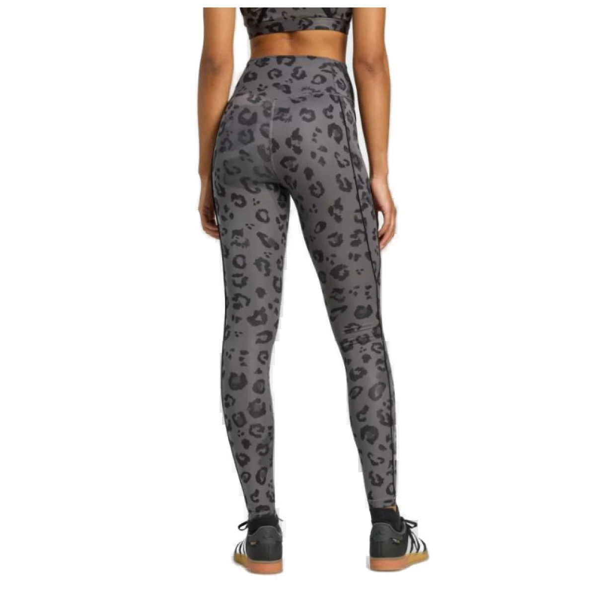 Dámske legíny ADIDAS OPT ESS 1 1 AOP GREY FIVE PRINT · záber 2