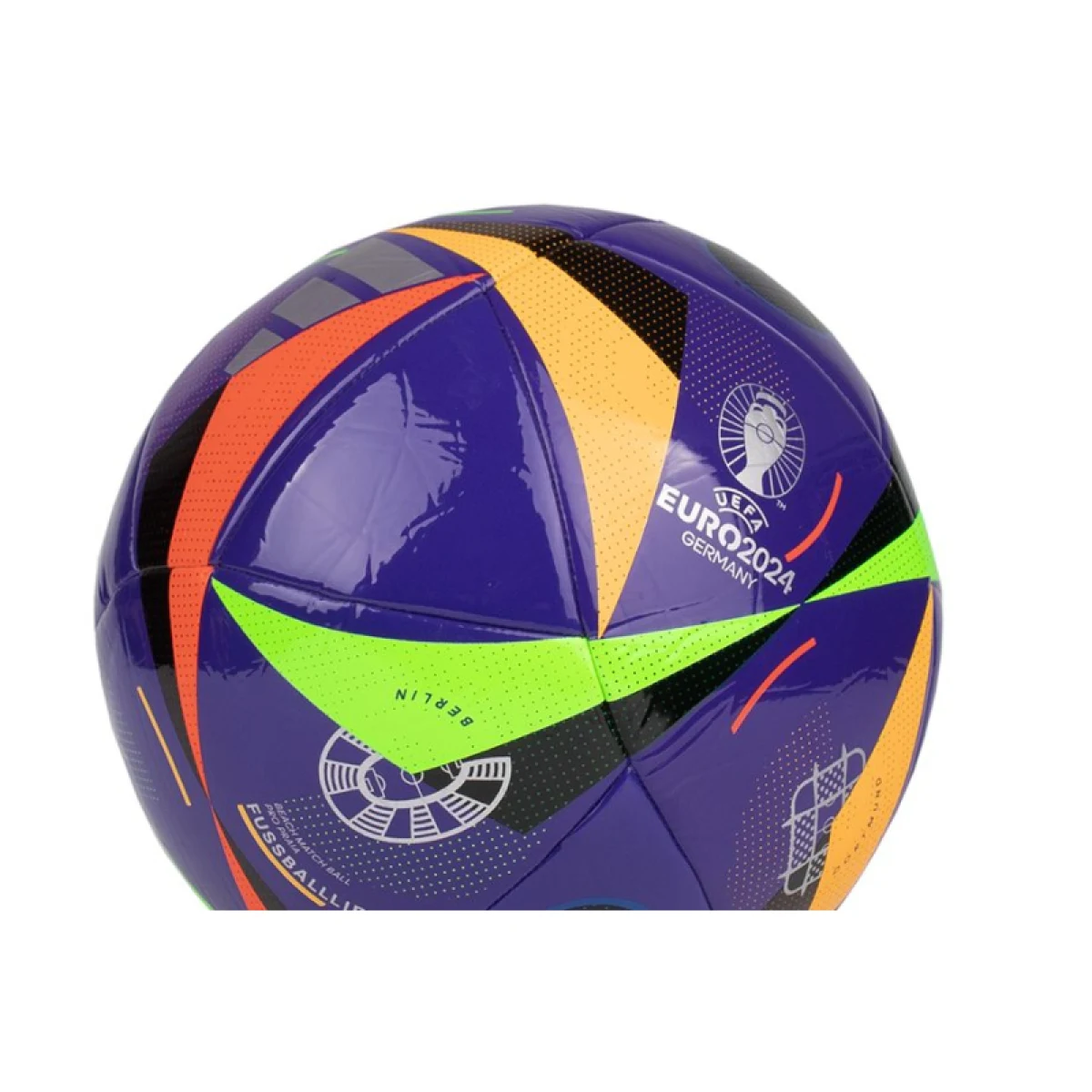 Fotbalový míč ADIDAS EURO24 PRO BEACH BLAPUR BLACK SILVMT · záber 2