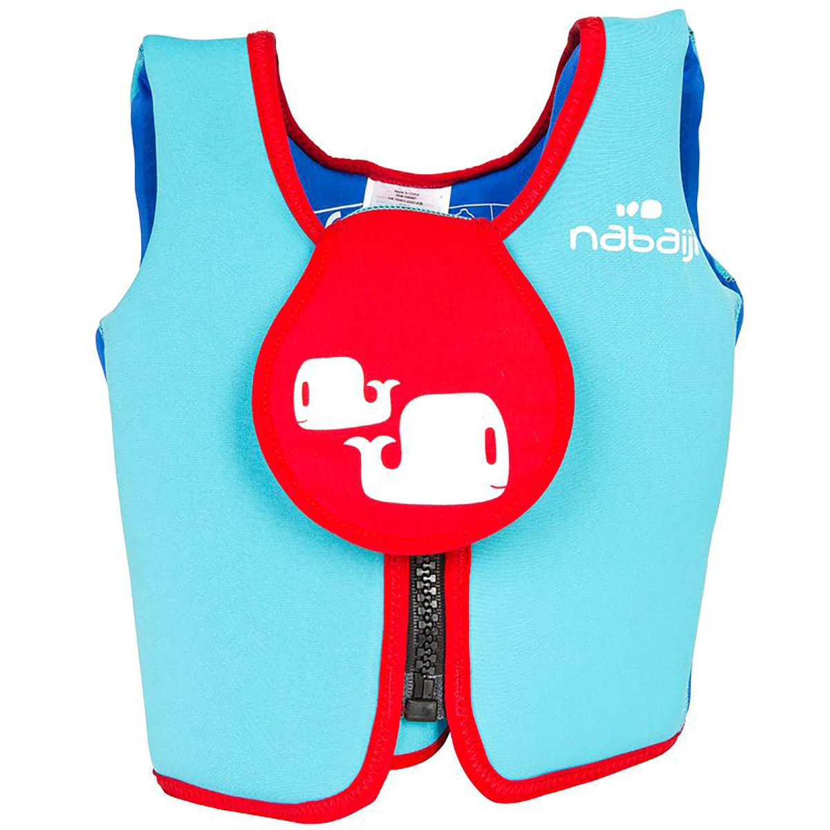 DECATHLON Plávacia vesta penová modro-červená 18-30 kg · záber 1