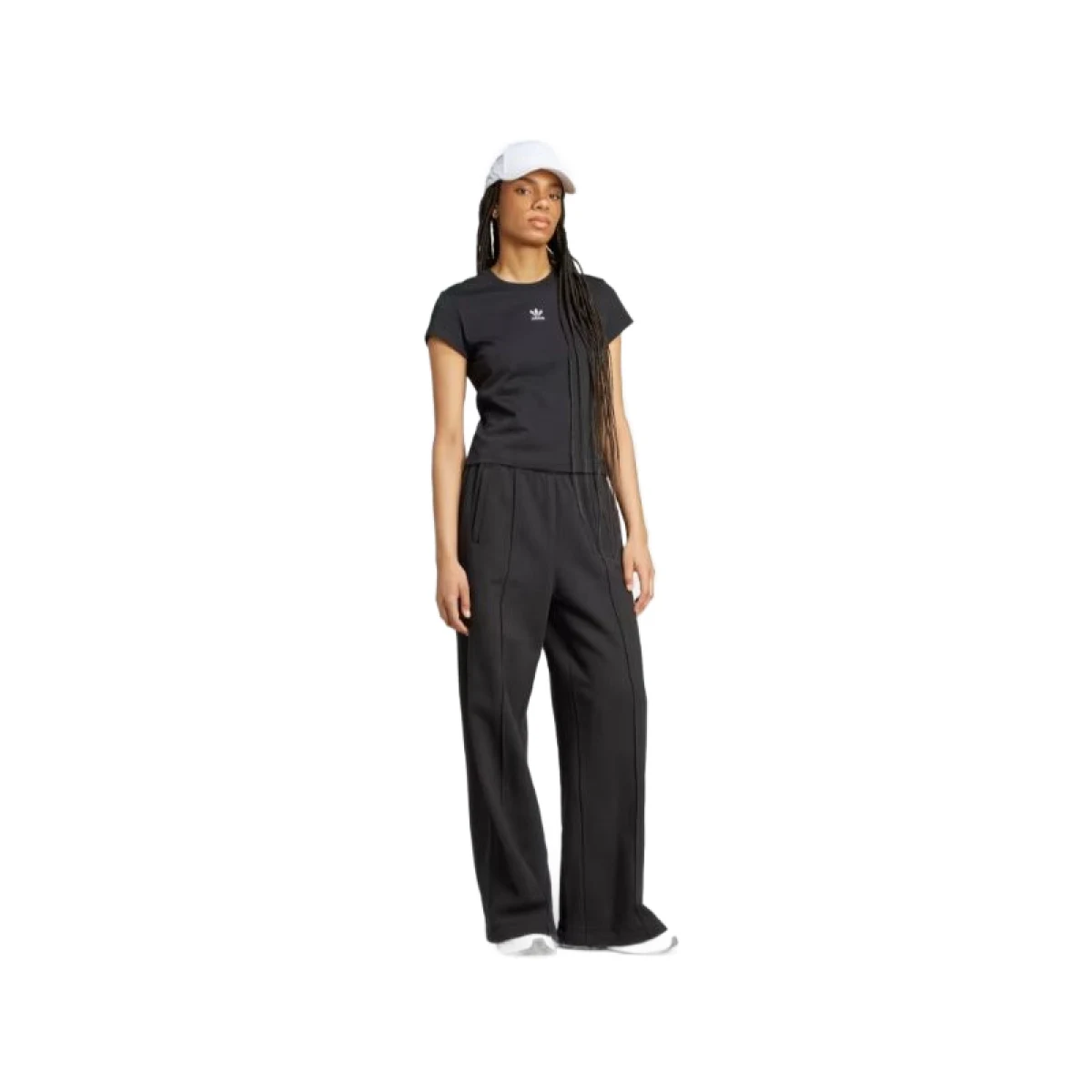 Dámske tričko s krátkym rukávom ADIDAS ORIGINALS ESS SLIM TEE BLACK · záber 3