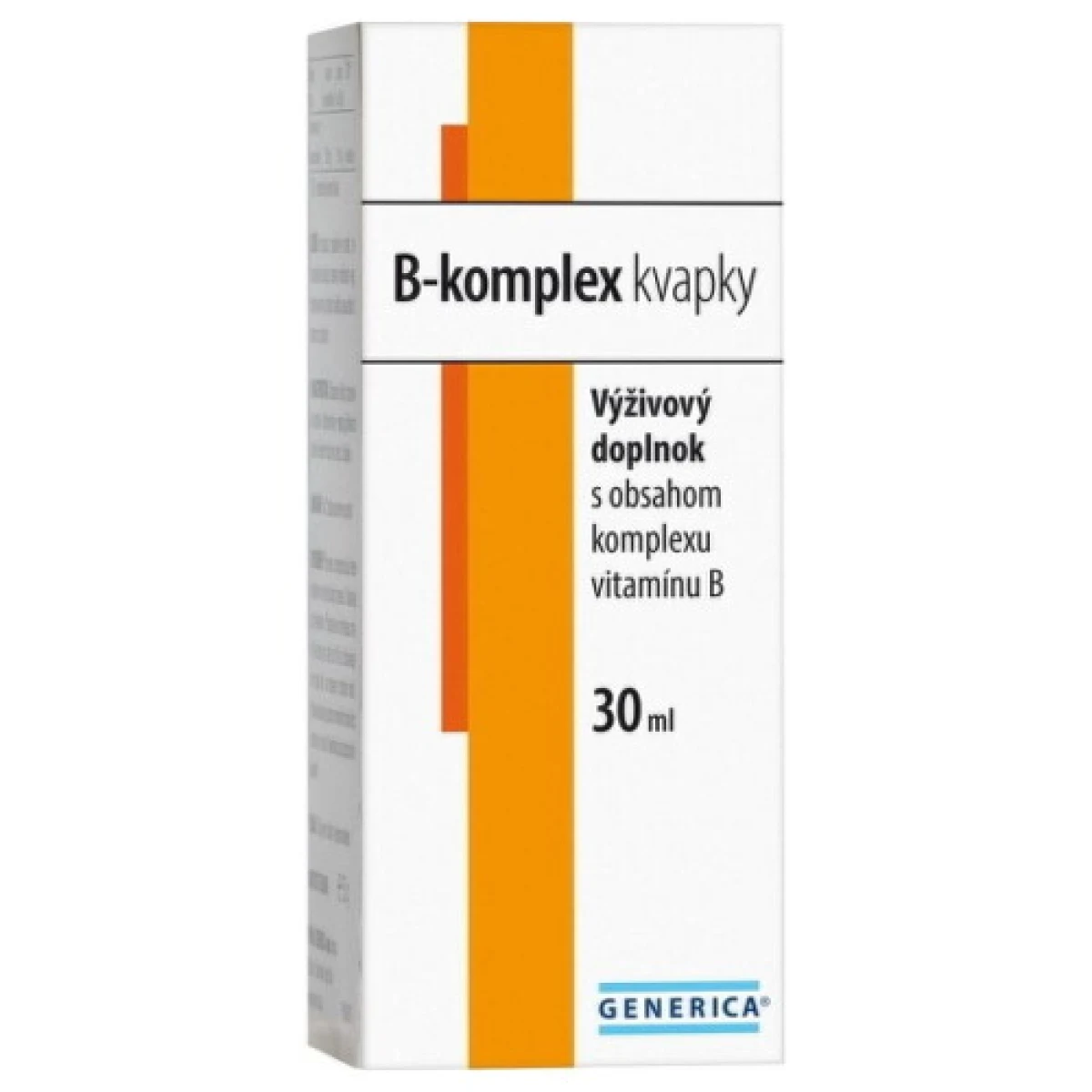 Generica B-Komplex kvapky 30 ml · záber 1