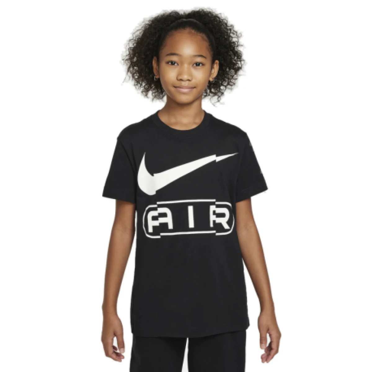 Chlapecké tričko s krátkým rukávem NIKE G NSW TEE BOY AIR-010 BLACK · záber 1