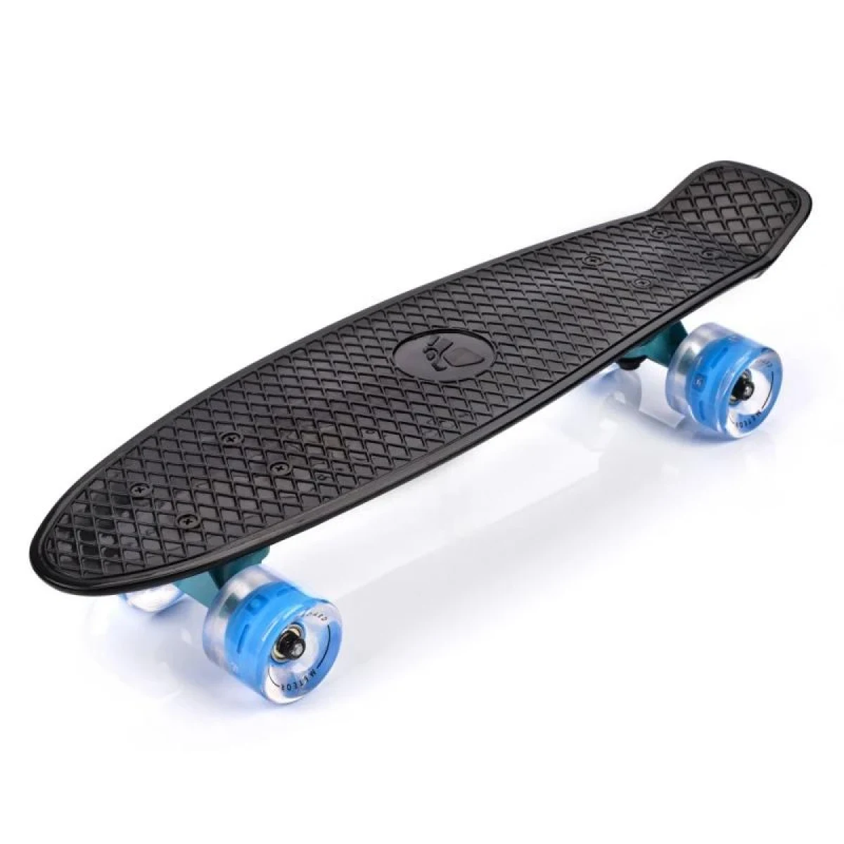 Meteor 56 cm s LED kolečky Black pennyboard · záber 1