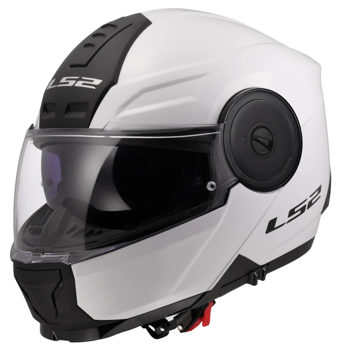LS2 FF902 Scope II Solid Gloss White L (59-60) - Veľkosť: 59-60, L · záber 1