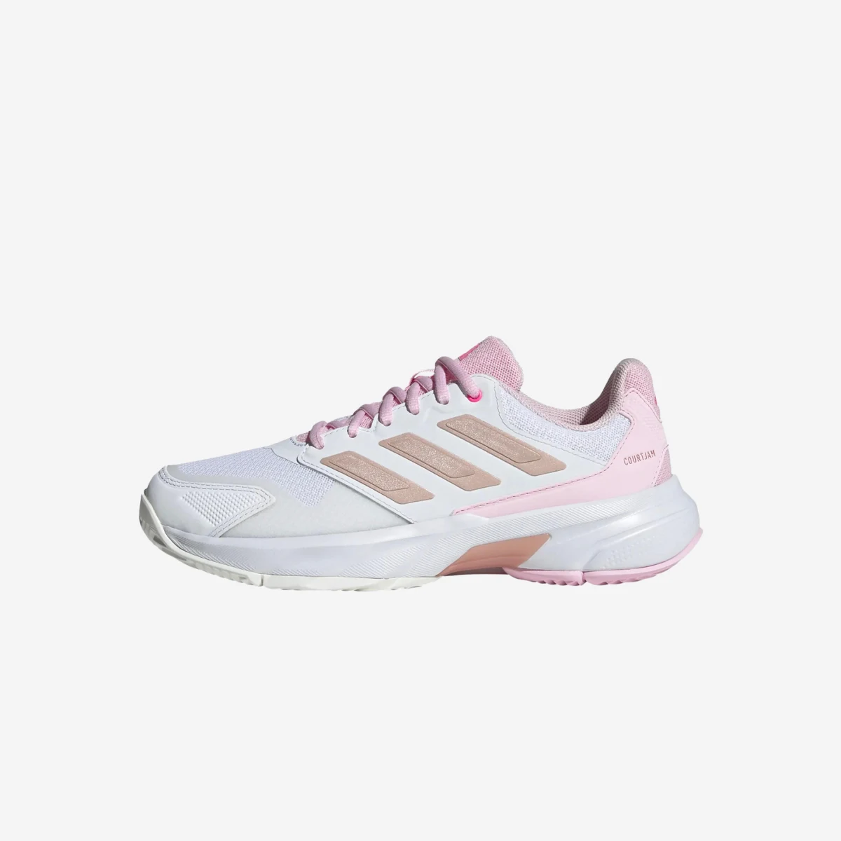 ADIDAS ADIDAS Courtjam Control 3 dámska tenisová obuv bielo-ružová 39 1/3 · záber 1