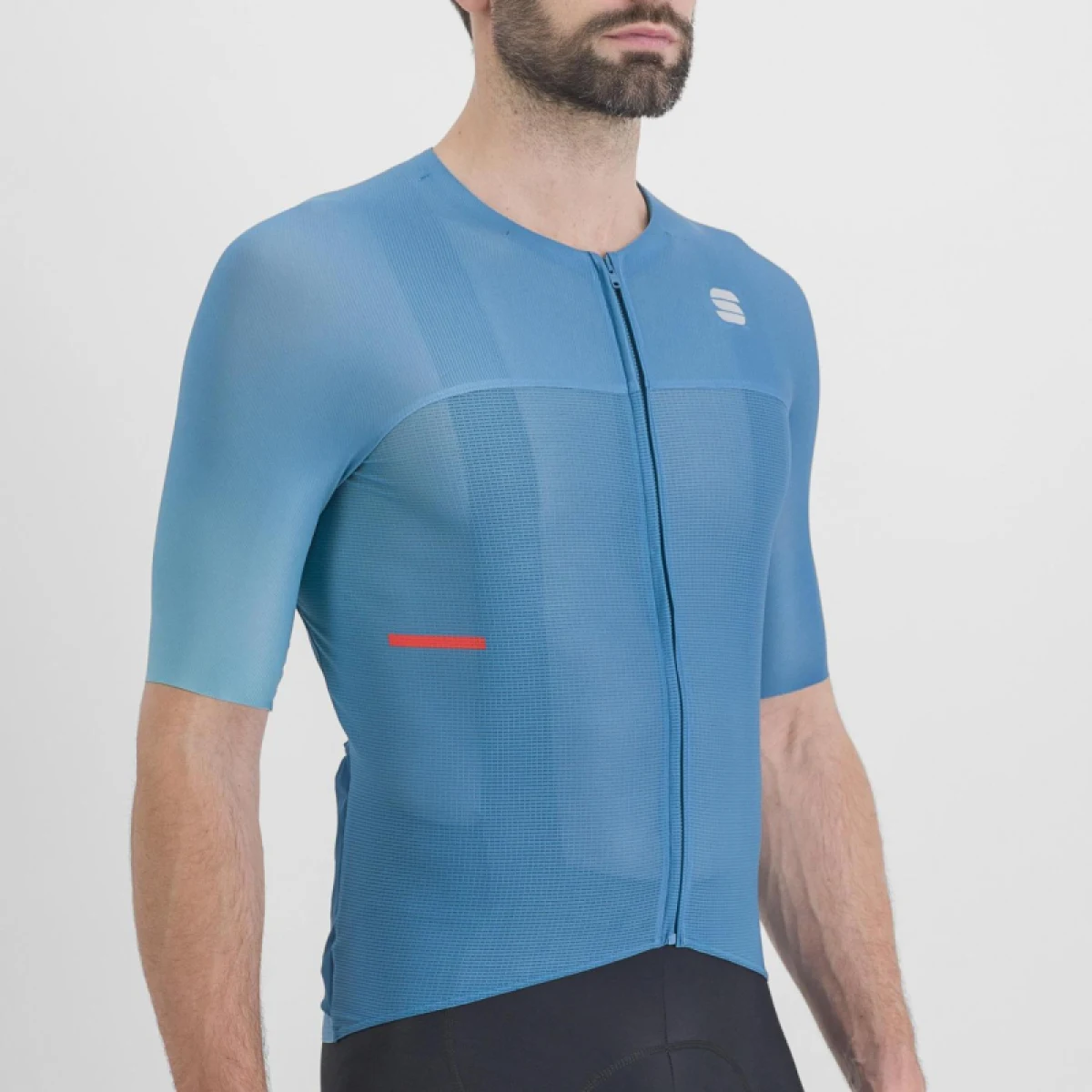 Pánský cyklistický dres s krátkým rukávem SPORTFUL Light pro jersey, shaded berry blue · záber 4