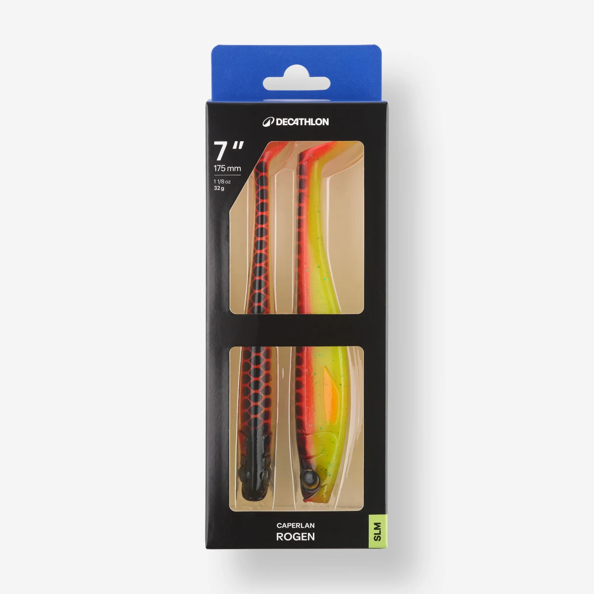 CAPERLAN Nástraha Rogen Slim shad na šťuky oranžová 22,5 cm - 9" · záber 2