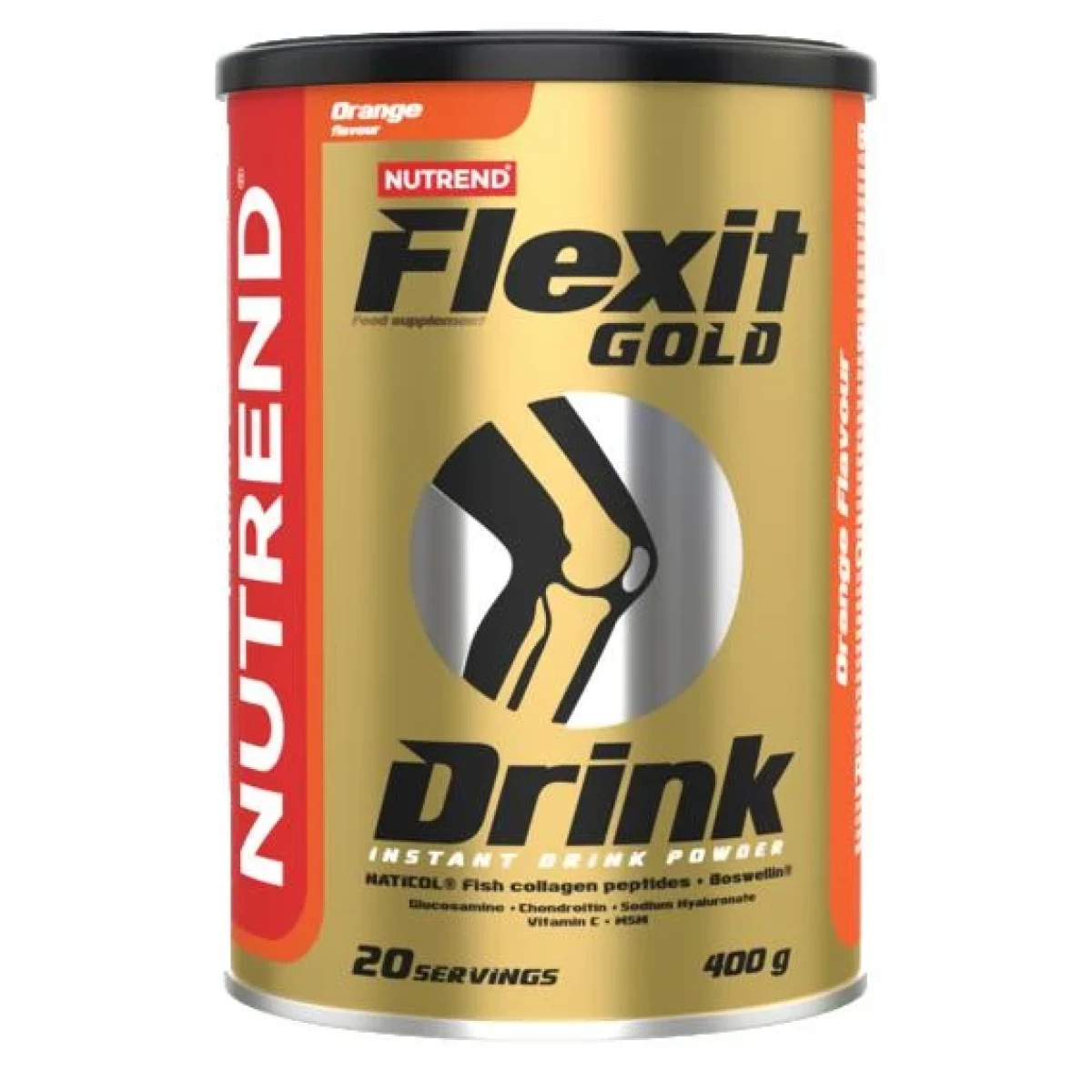 Nutrend Flexit Gold Drink 400g - Barva: Zlatá | Příchuť: Jablko · záber 1