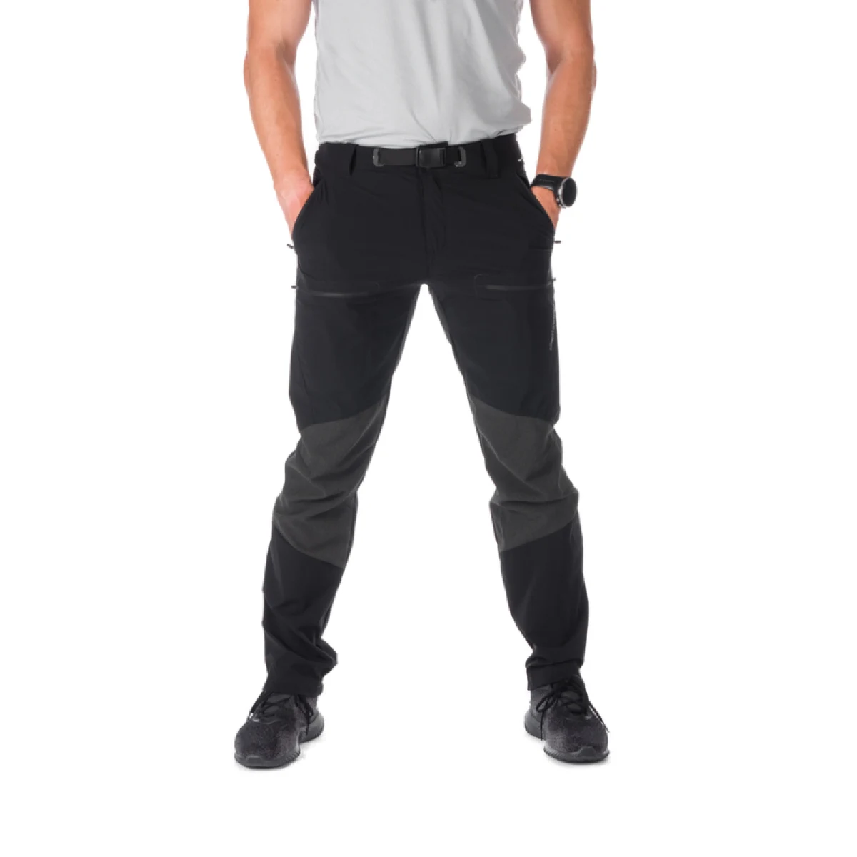 Pánské turistické kalhoty NORTHFINDER HUBERT-269-black · záber 2