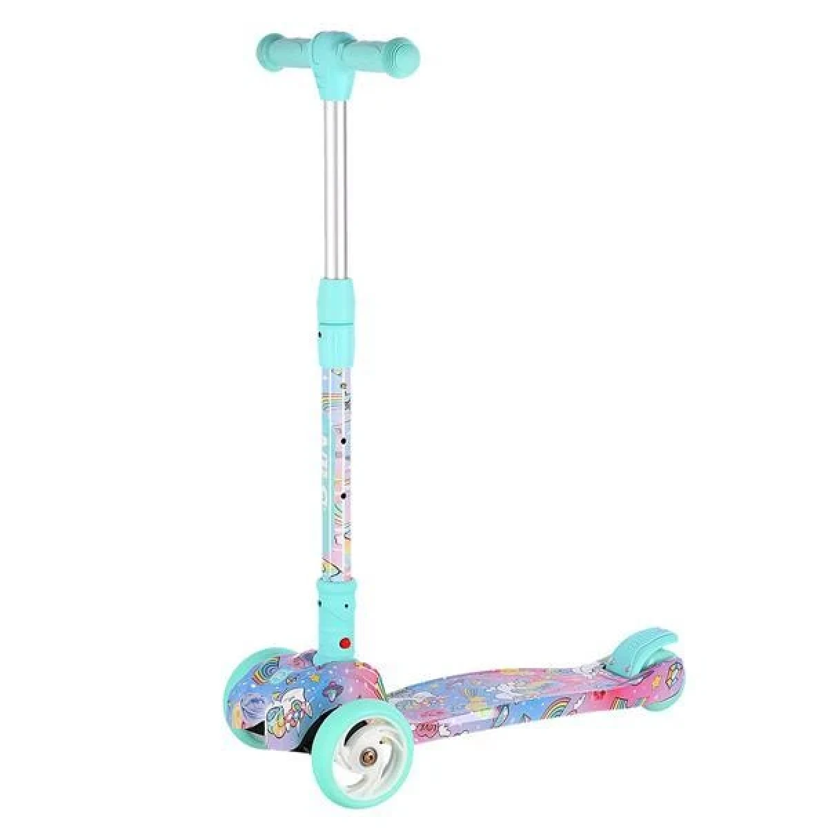 Nils Dětská tříkolová koloběžka Fun HLB15A mint s LED · záber 1